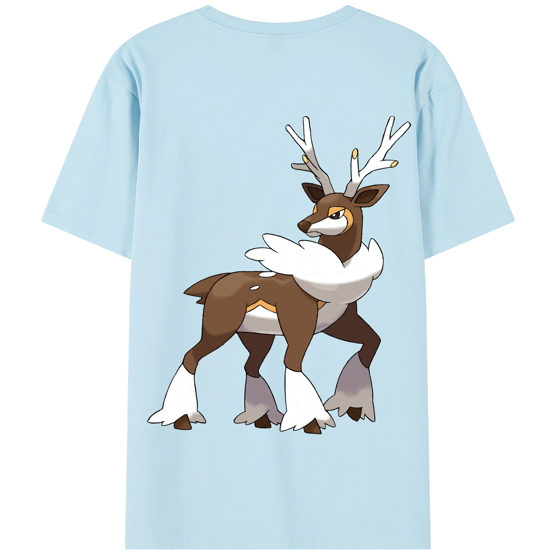 （画像用） ポケットモンスター Pokémon 綿100％半袖Tシャツ（背面プリント）